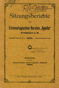 Altes Jahrbuch des Apollo